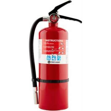 FIRST ALERT HOME2PRO Rechargeable Compliance Fire Extinguisher, UL RATED 2-A:10-B:C, Red, 1-Pack