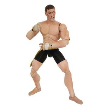 DIAMOND SELECT TOYS LLC Jean Claude Van Damme Action Figure - 20+ Points of Articulation