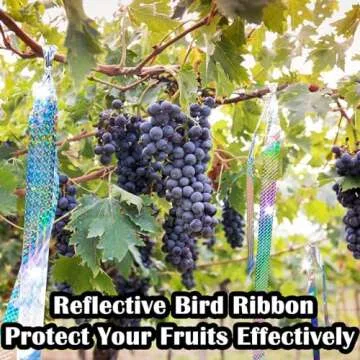 Effective Reflective Bird Scare Ribbon - 984FT for Gardens