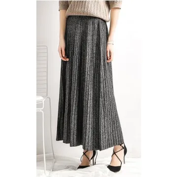 Stylish CHARTOU Reversible A Line Midi Skirt for Women