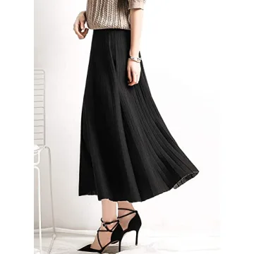 Stylish CHARTOU Reversible A Line Midi Skirt for Women