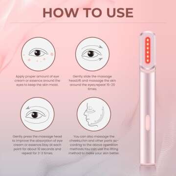 4-in-1 Light-Therapy-Wand for Youthful Skin