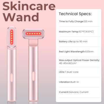 4-in-1 Light-Therapy-Wand for Youthful Skin