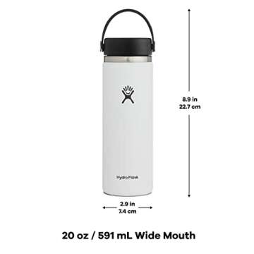 Hydro Flask Wide Mouth Bottle Keeps Drinks Cold & Hot