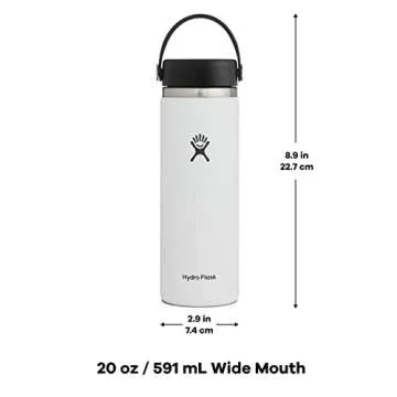 Hydro Flask Wide Mouth Bottle Keeps Drinks Cold & Hot