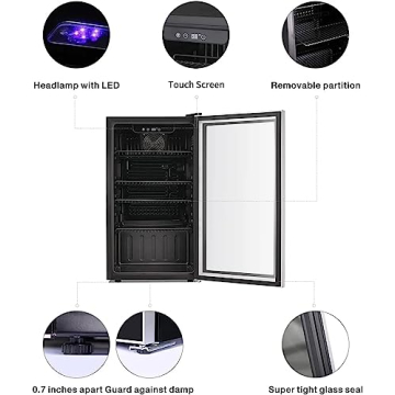 Antarctic Star 26 Bottle 130 Can Beverage Refrigerator