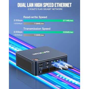 GMKtec M5 Plus Mini PC Ryzen 7 5825U 32GB RAM 1TB SSD