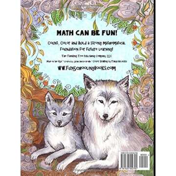 Foundational Math Skills - 100 Numbers - Wildlife Coloring Book: Fun-Schooling with Art, Creativity ...