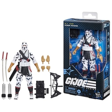 G.I. Joe Storm Shadow Action Figure with 11 Accessories