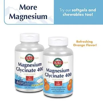KAL Magnesium Glycinate 400 ActivMix Powder | 9.1oz