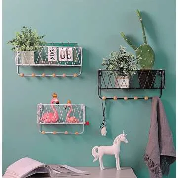 ifreeside Small Potted Artificial Plants Plastic Fake Greenery Topiary Shrubs for Home Office Farmhouse Bathroom Tabletop Indoor Decor Green Rosemary