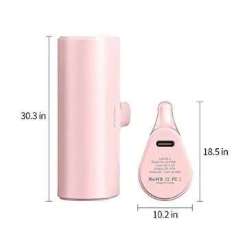 iWALK Small Power Bank 4300mAh Ultra-Compact Portable Charger Battery Pack Compatible with iPhone 14/13 Mini/13/13 Pro Max/iPhone12 Mini/12/12 Pro/12 Pro Max/11 Pro/XS Max/XR/X/6/7/8 and More