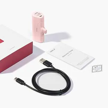 iWALK Small Power Bank 4300mAh Ultra-Compact Portable Charger Battery Pack Compatible with iPhone 14/13 Mini/13/13 Pro Max/iPhone12 Mini/12/12 Pro/12 Pro Max/11 Pro/XS Max/XR/X/6/7/8 and More