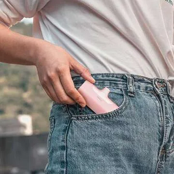 iWALK Small Power Bank 4300mAh Ultra-Compact Portable Charger Battery Pack Compatible with iPhone 14/13 Mini/13/13 Pro Max/iPhone12 Mini/12/12 Pro/12 Pro Max/11 Pro/XS Max/XR/X/6/7/8 and More