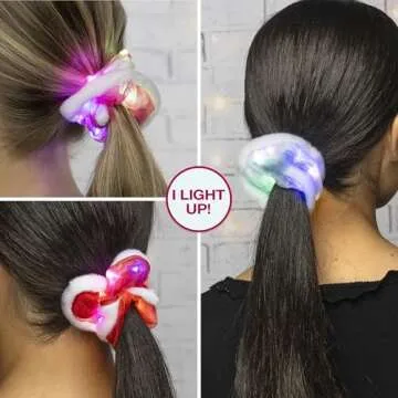 Light-Up Scrunchies Set for Holiday Fun & Gifts