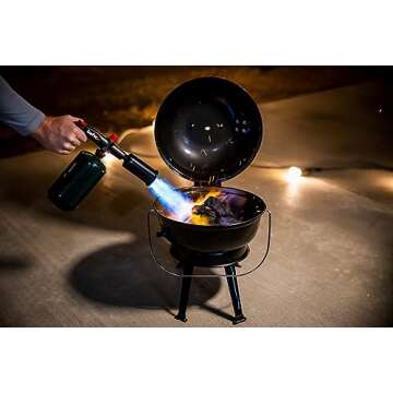 POWERFUL SearPro Charcoal Torch Lighter - Cooking Gadgets - Sous Vide - Cooking Torch - Culinary Kit...