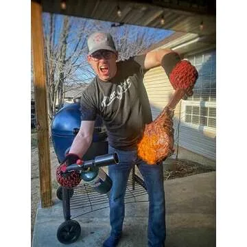 POWERFUL SearPro Charcoal Torch Lighter - Cooking Gadgets - Sous Vide - Cooking Torch - Culinary Kitchen Torch - Flamethrower Meater Gun Lighter - Chef Blow Torch - BBQ Propane Torch Tank Not Included