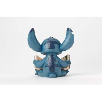 Stitch With Book Figurine from Jim Shore Disney Traditions