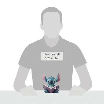 Stitch With Book Figurine from Jim Shore Disney Traditions