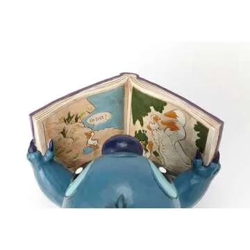 Stitch With Book Figurine from Jim Shore Disney Traditions