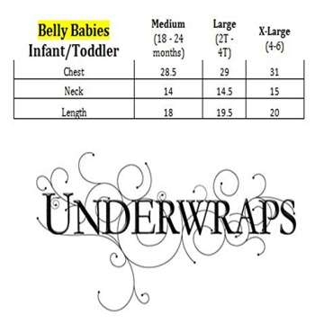 Underwraps Baby's Alien Belly-Babies, Green, X-Large
