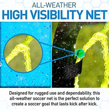 Franklin Sports Premier Steel Backyard Soccer Goal - Durable & Easy Assembly