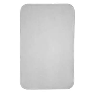 Vegan Leather Baby Changing Mat by Lark Baby Goods - Waterproof Wipeable Portable Diaper Pad - Foldable for Travel (14 x 22 in) - Grey