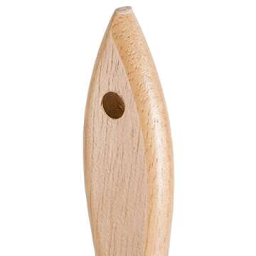 Set of 2 Pastry Brushes, 1-Inch and 1 1/2 -Inch Width Pastry Brushes with Boar Bristles and Lacquered Hardwood Handles, Grill BBQ Sauce Baster Baking Cooking Marinade Brushes