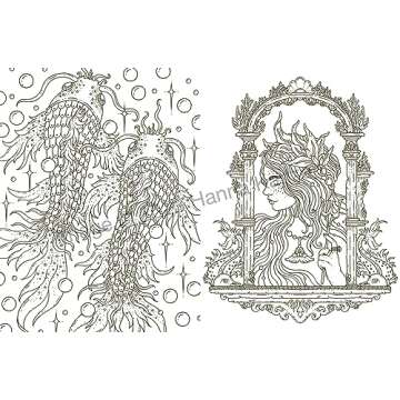 Tales from Atlantis Underwater Coloring Book