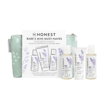 The Honest Company Babe's Mini Must Haves Gift Set | Travel Size Lavender Essentials