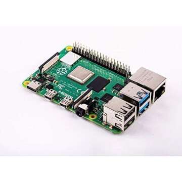 Raspberry SC15184 Pi 4 Model B 2019 Quad Core 64 Bit WiFi Bluetooth (2GB)