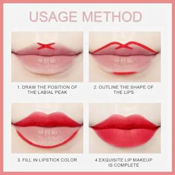 12 Colors Matte Lip Liner/Lipstick Set,One Step Lips Makeup Kit,Velvet Nude Collection Waterproof Long Wear Lip Gloss, Lip Liner for Women To Create The Perfect Matte Lip Look!