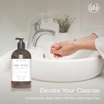 Muse Apothecary Hand Ritual - Aromatic and Nourishing Hand Soap, Infused with Natural Aromatherapy E...