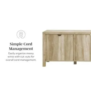 Walker Edison 70" Barn Door TV Stand for 80" TVs