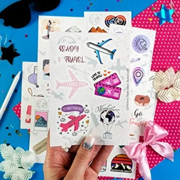 100Pcs Cute Travel Stickers for Personalization and Fun