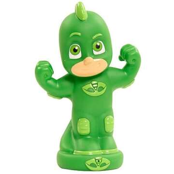 PJ Masks Bath Toy Set, Includes 7-inch Catboy, Gekko, and Owlette Water Toys for Kids, Kids Toys for Ages 3 Up by Just Play