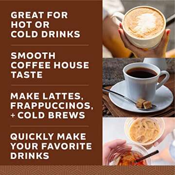 Coffee Snax Cold Brew Coffee Concentrate, Unsweetened Black Coffee Concentrate with No Added Sugar (Bulk 96 Servings Bottle)