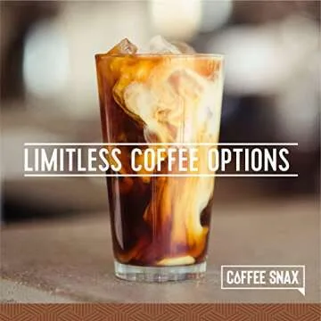 Coffee Snax Cold Brew Coffee Concentrate, Unsweetened Black Coffee Concentrate with No Added Sugar (Bulk 96 Servings Bottle)