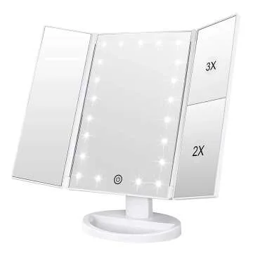 LED Makeup Mirror with Adjustable Brightness