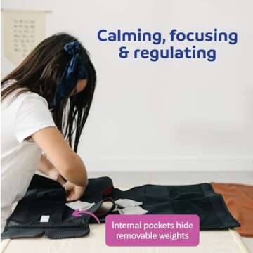 Fun and Function - Red Weighted Compression Vest for Kids & Adults - Calming Sensory Compression Vest for Kids - Weighted Vest for Sensory Needs - Toddlers, Kids, Teens & Adults Sizing