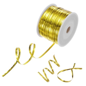 M METERXITY Metal Twist Ties - 100 Yards of Versatile Metallic Twists for Gifts, Decorations, and Mo...