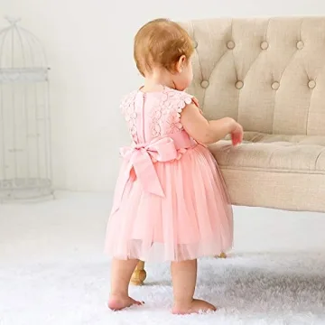 CareCheer Baby Girl Christening Dress for Special Occasions