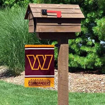 WinCraft Washington Commanders Double Sided Garden Flag