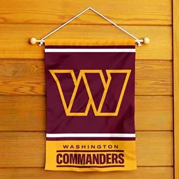 WinCraft Washington Commanders Double Sided Garden Flag