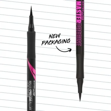 Maybelline Eyestudio Master All Day Liquid Eyeliner, Matte Black