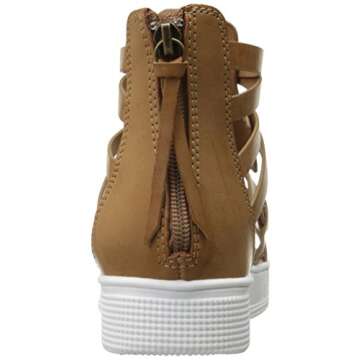 MIA Women's Elsie Gladiator Sandal, Natural, 6.5 M US