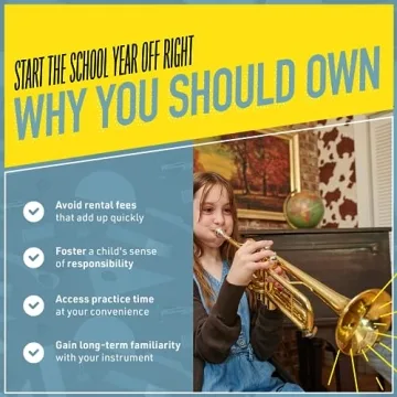 Mendini Bb Trumpet - Complete Starter Kit for Musicians