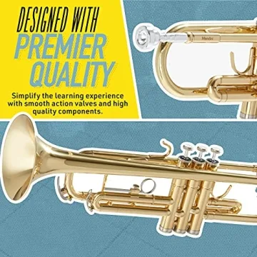 Mendini Bb Trumpet - Complete Starter Kit for Musicians
