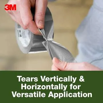 3M Duct Tape - Strong, Versatile & Durable for Repairs 3 Rolls