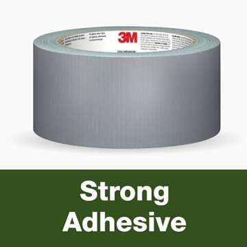 3M Duct Tape - Strong, Versatile & Durable for Repairs 3 Rolls